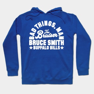 Bad Things Man Bruce Smith (White) Hoodie